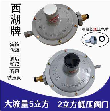 商用煤气阀液化气低压阀西湖大流量2立方5立方减压阀钢瓶阀门配件