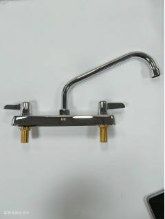 LG-KF3001-TU04 "联歌 （LANGO)" 铜座台式双开横斜管