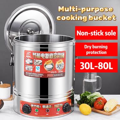 不锈钢复底电热桶 Stainless steel double bottom electric heating bucket