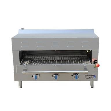 Commercial gas salamander broiler and cheese melter