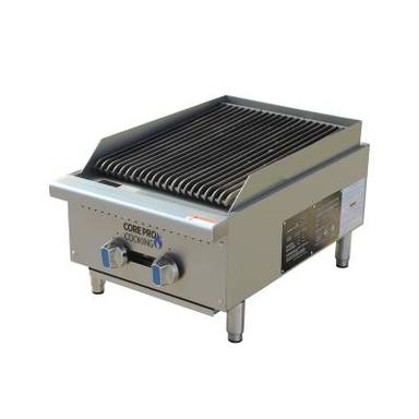 Commercial gas charbroiler grill